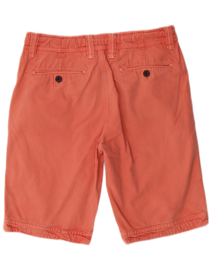 FAT FACE Pantalones cortos chinos para hombre W32 Algodón rosa medio