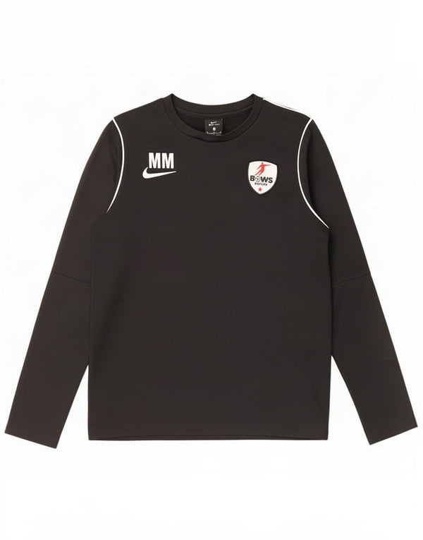 Nike Boys Bows Soccer Graphic Top manga larga 13-14 años XL Negro