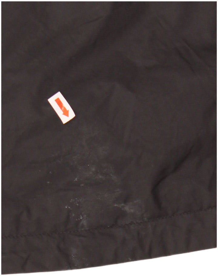Adidas Chaqueta cortavientos con gráfico de Alemania para hombre, Reino Unido 38/40, nailon negro mediano