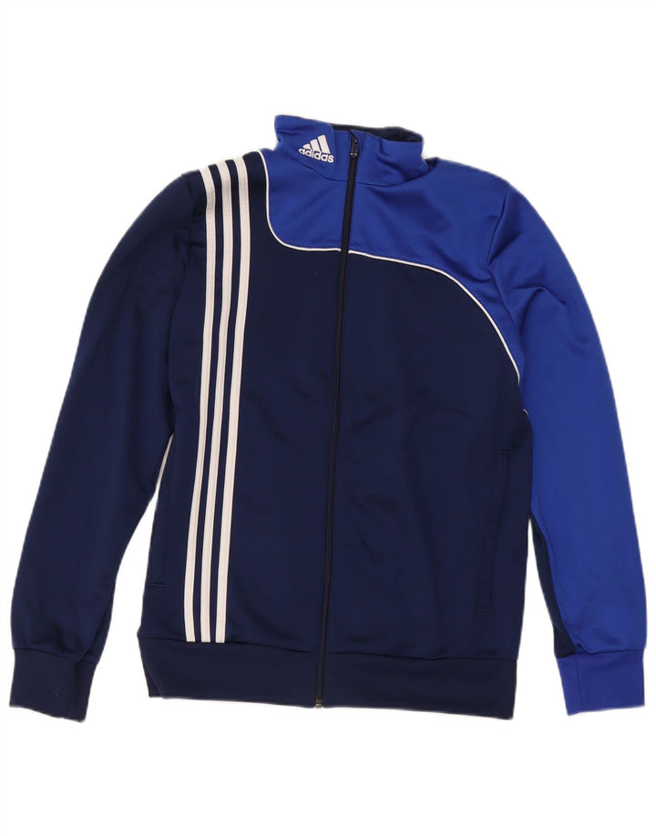 Adidas - Chaqueta de chándal para niño, 15-16 años, color azul marino