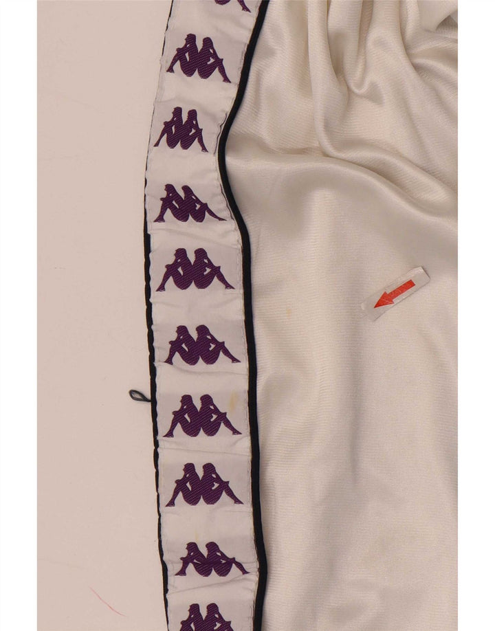 Kappa Boys Graphic Chándal Top Chaqueta 9-10 Años Grande Blanco Colorblock