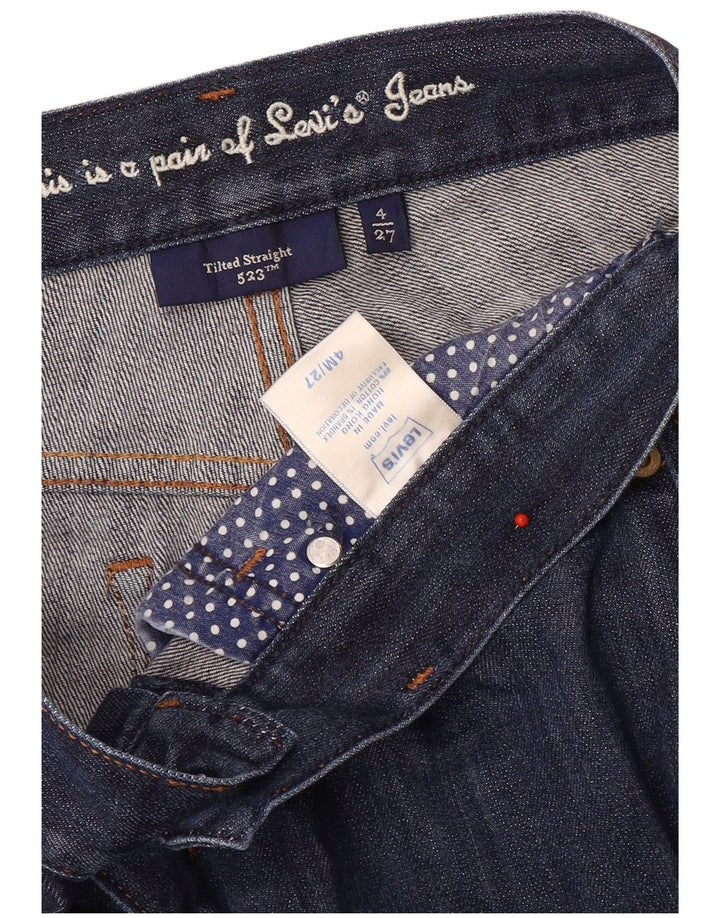 Levi's Jeans rectos inclinados para mujer US 4 Small W27 L30 Algodón azul