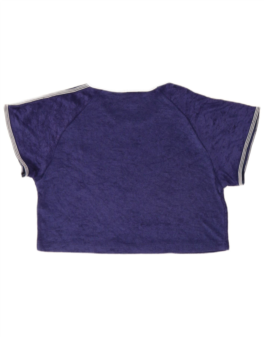 Blu Nauta Crop Top Mujer IT 46 Grande Azul Algodón