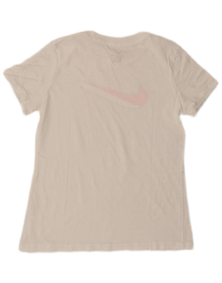 Nike Camiseta gráfica para mujer Top UK 10 Small White