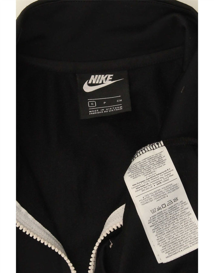 Nike Mens Chándal Top Chaqueta Pequeña Poliéster Negro