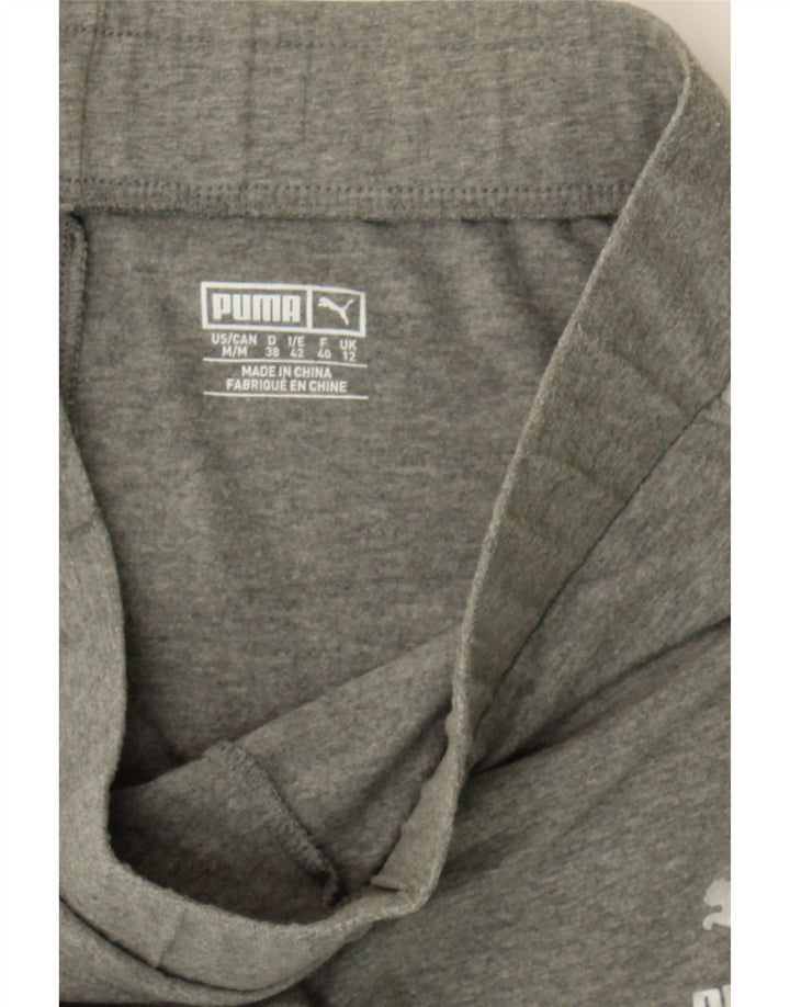 PUMA Womens Leggings UK 12 Medium Grey Colourblock Vintage Puma and Second-Hand Puma from Messina Hembry 