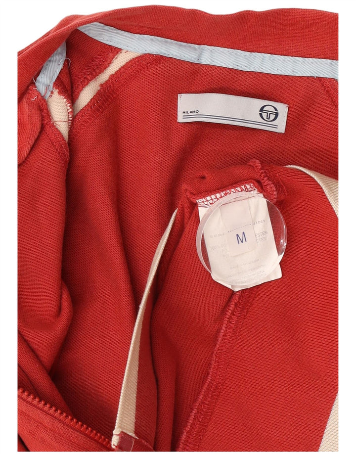 Sergio Tacchini Chaqueta superior de chándal para hombre Poliéster rojo medio