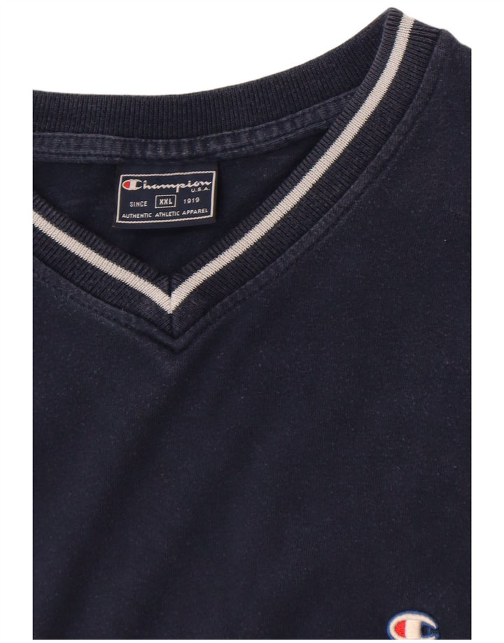 Champion Camiseta Hombre Top 2XL Azul Marino