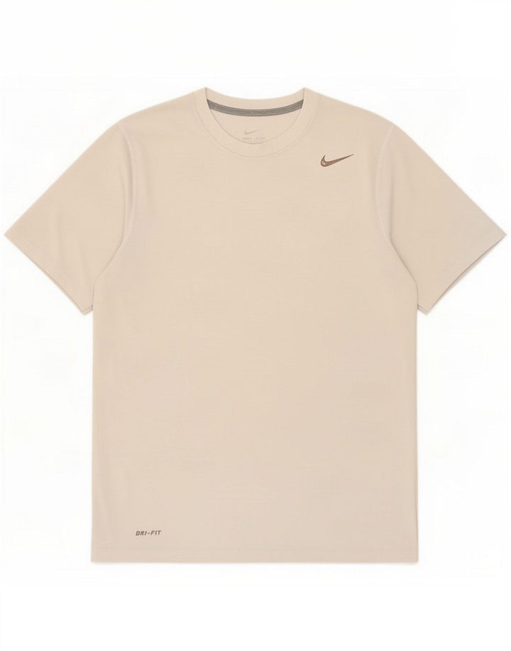 Camiseta Nike Dri Fit para hombre Top poliéster gris medio