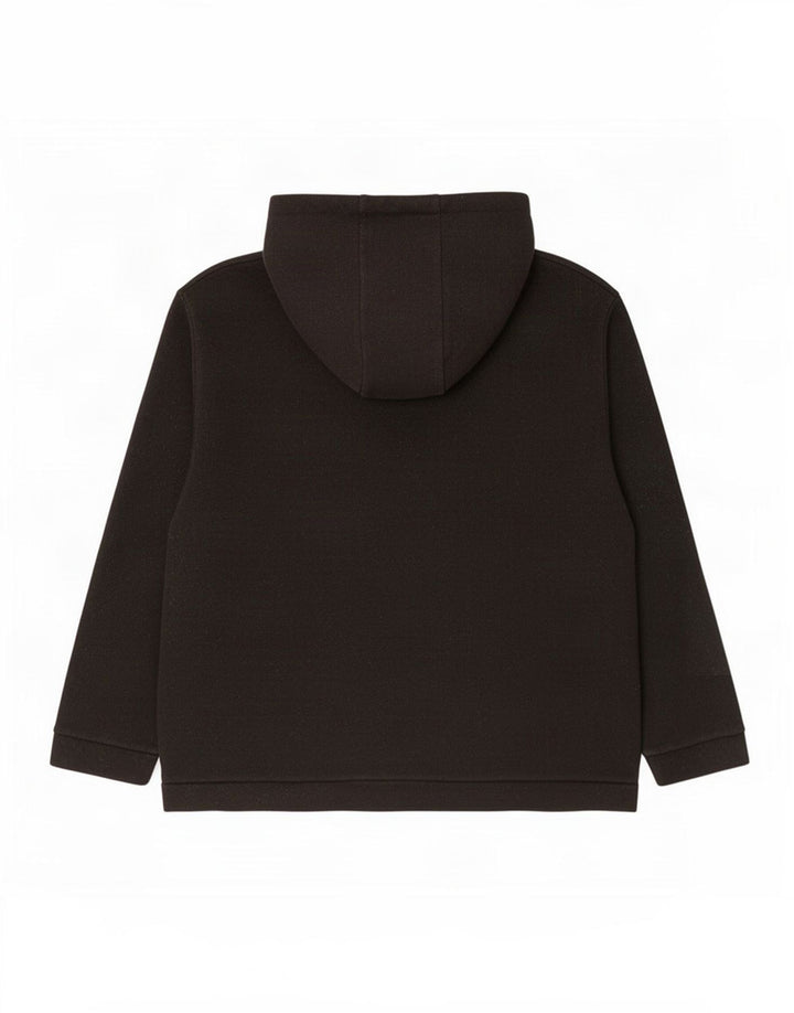 Fila Hombre Graphic Zip Neck Fleece Jumper Grande Poliéster Negro
