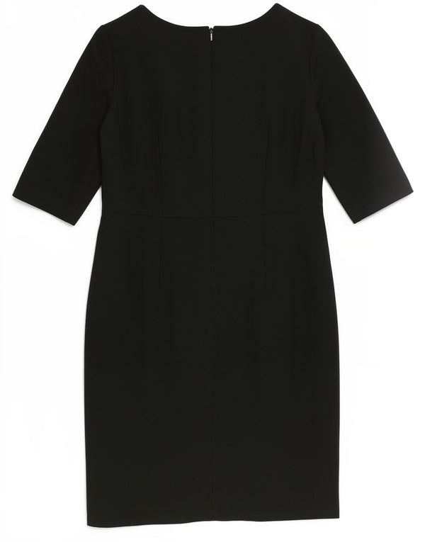 Hobbs Vestido tubo de manga 3/4 para mujer UK 44 Poliéster verde grande