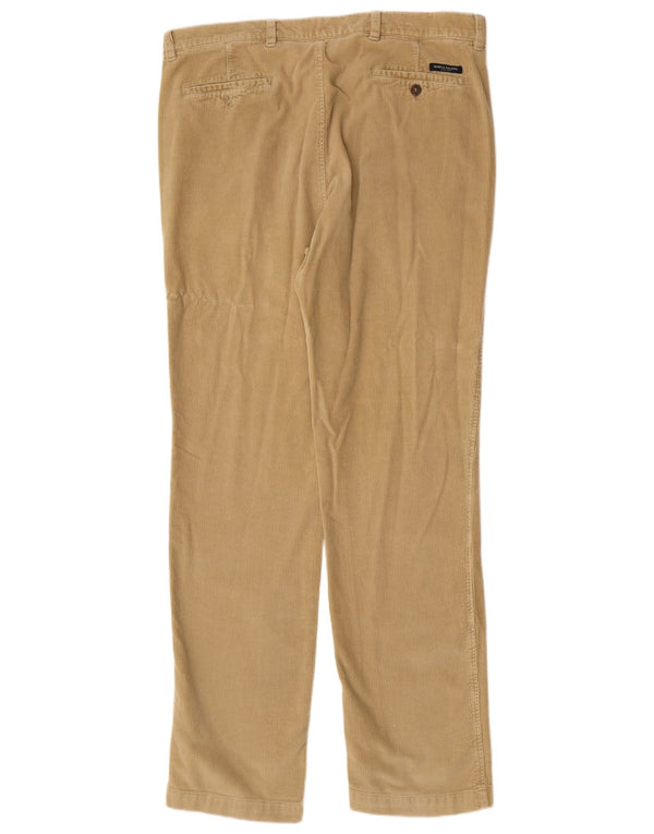 Marina Yachting Pantalón recto de pana para hombre IT 54 2XL W38 L34 Marrón