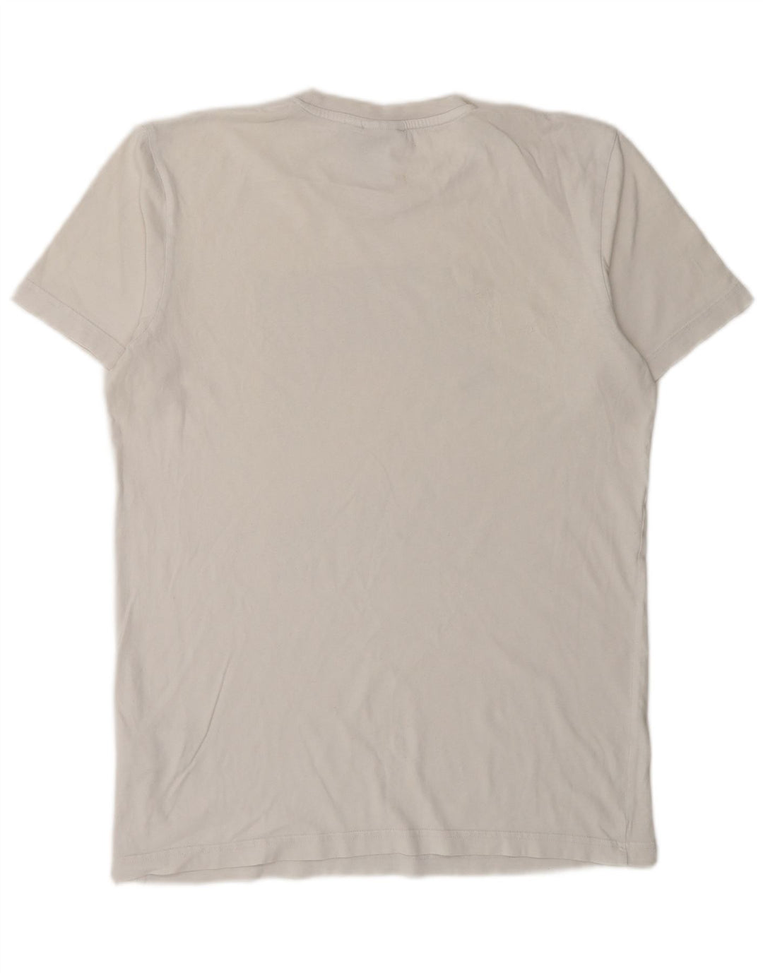 ADIDAS Mens Graphic T-Shirt Top Medium White Cotton