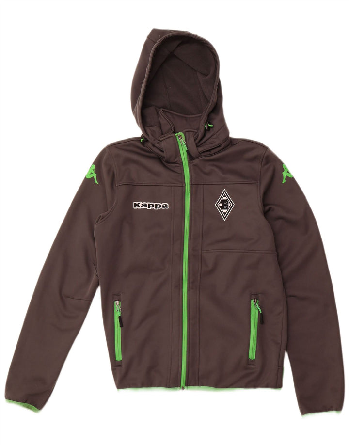KAPPA Mens Borussia Mönchengladbach Chándal con Capucha Chaqueta Superior Small Gris