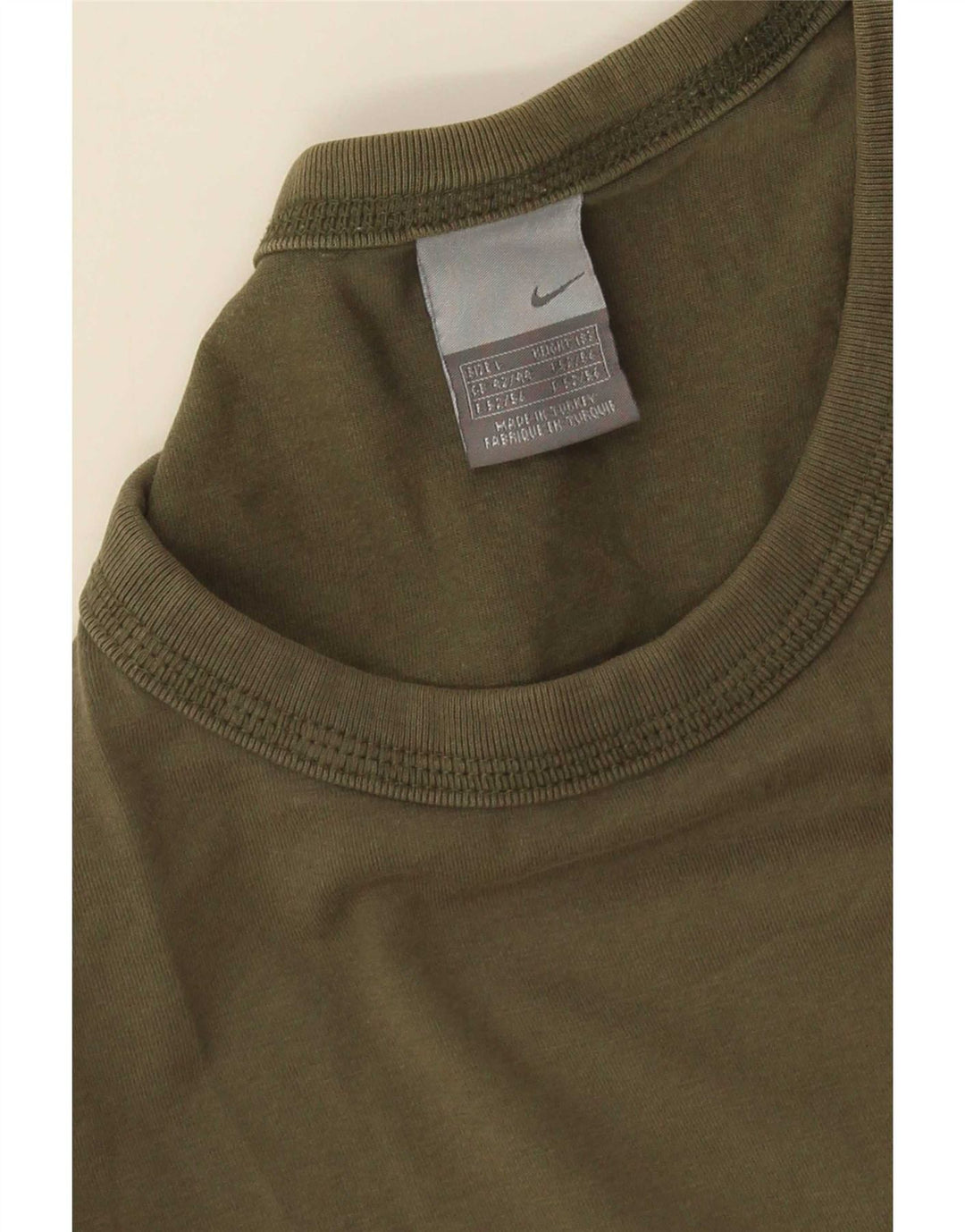 Nike - Camiseta sin mangas para hombre, talla 42/44, color caqui