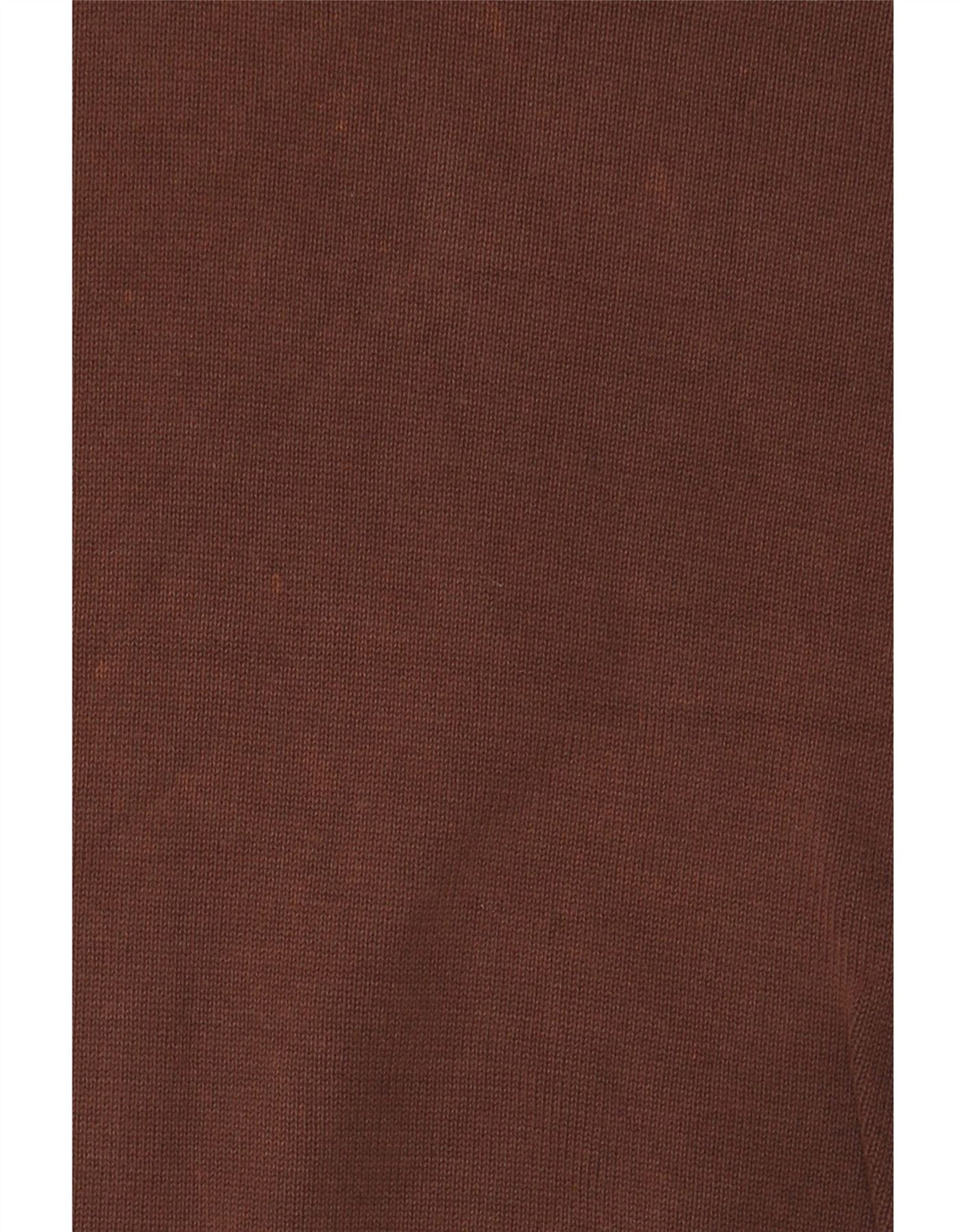 Zara Hombre Jersey Cuello Pico XL Marrón Algodón