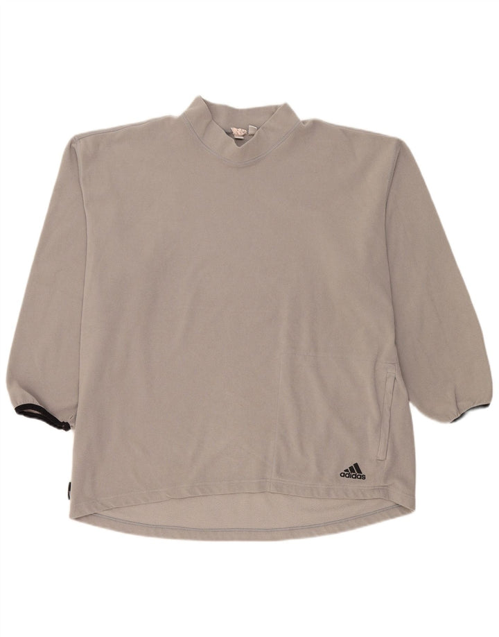Adidas Hombre Climawarm Fleece Jumper XL Gris Poliéster