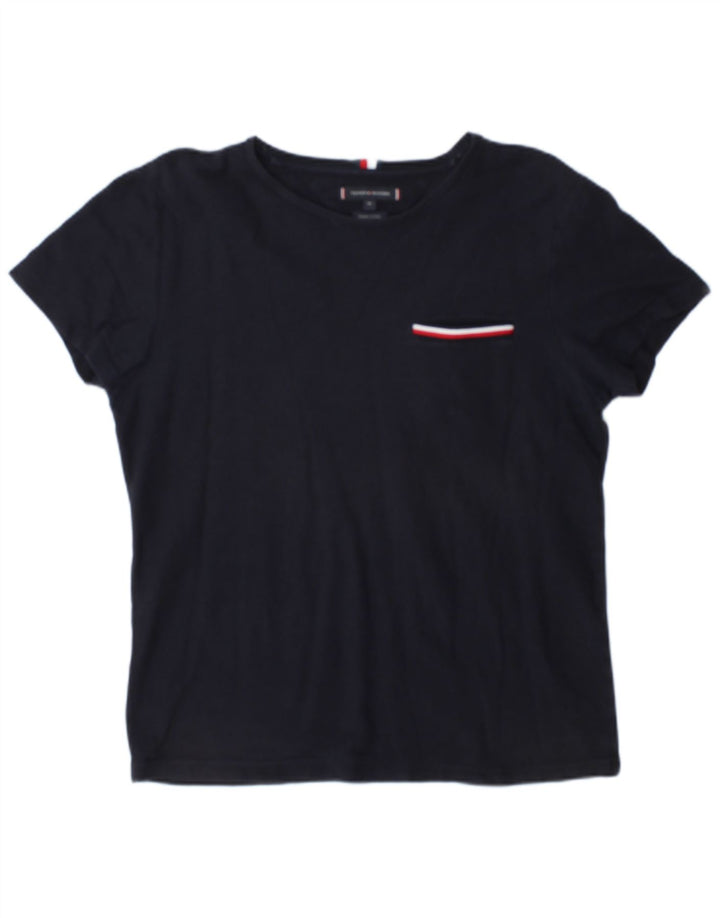 Camiseta Tommy Hilfiger Hombre Top Medium Azul Marino Algodón