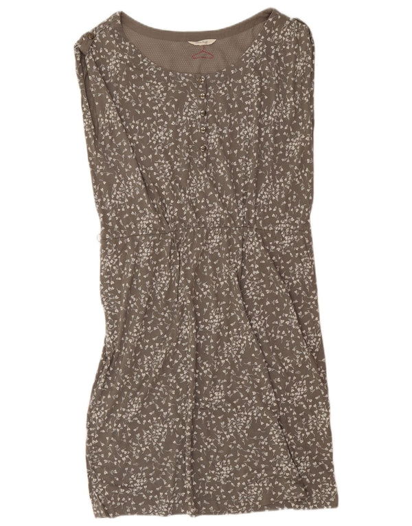 White Stuff Vestido tubo sin mangas para mujer UK 44 Grande Gris Floral