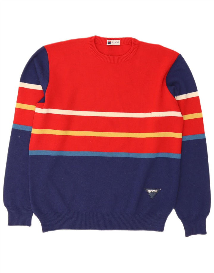 Jersey De Cuello Redondo Sportful Hombre Large Rojo Colorblock
