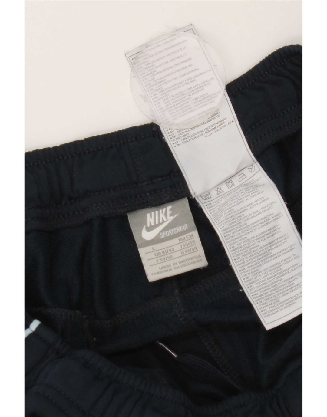 Nike - Pantalones de chándal para hombre, color azul marino, poliéster