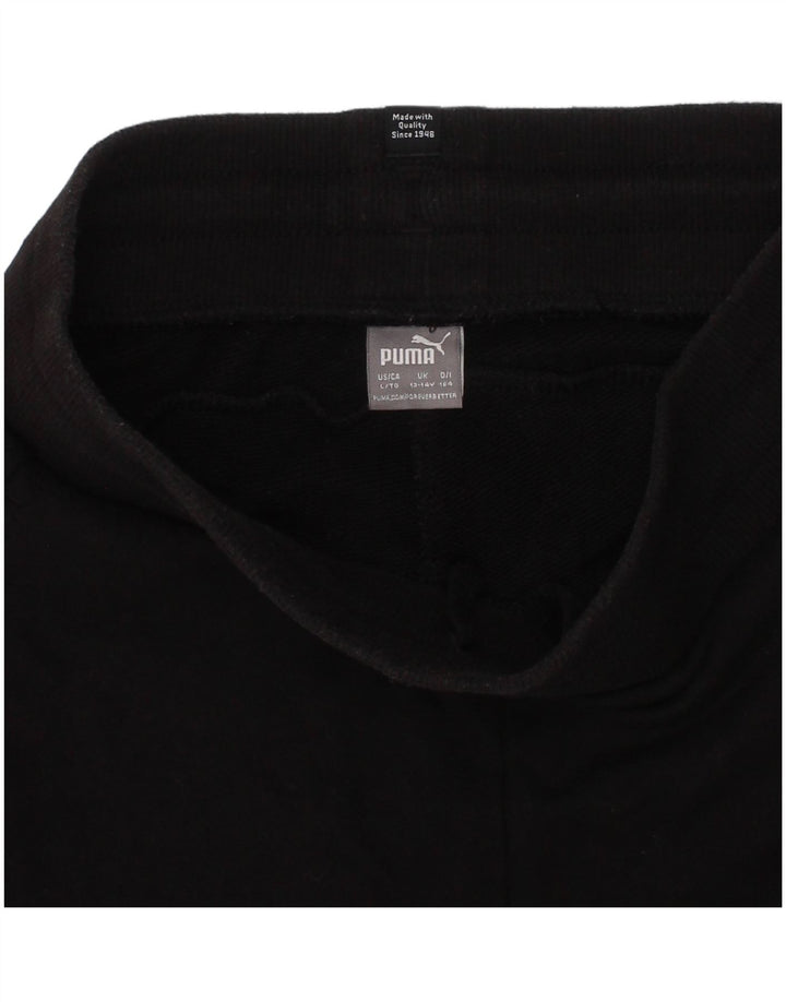 Puma Pantalón Corto Deportivo Niña 13-14 Años Negro Algodón