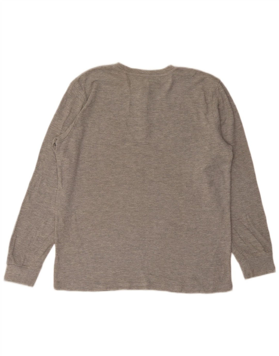 Camiseta Hurley Hombre Top Manga Larga Algodón Gris Medio