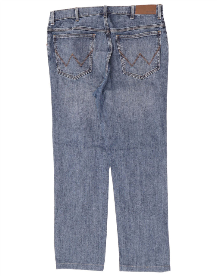 Wrangler Vaqueros rectos para hombre W36 L29 Algodón azul