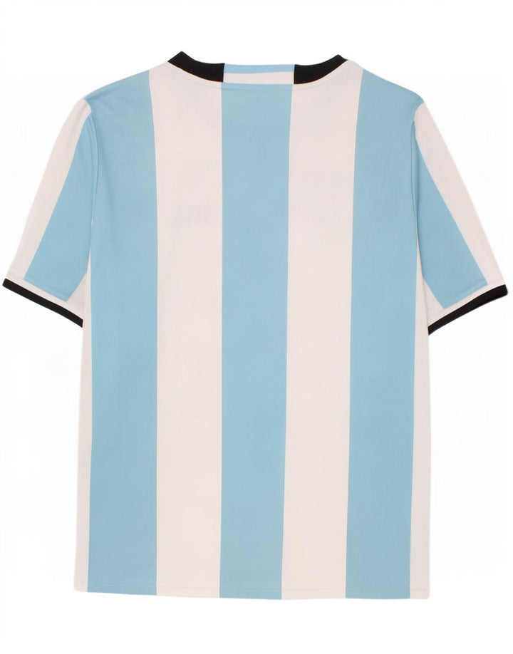 Adidas Chicos Climacool Camiseta Top 13-14 Años Azul Rayas Poliéster