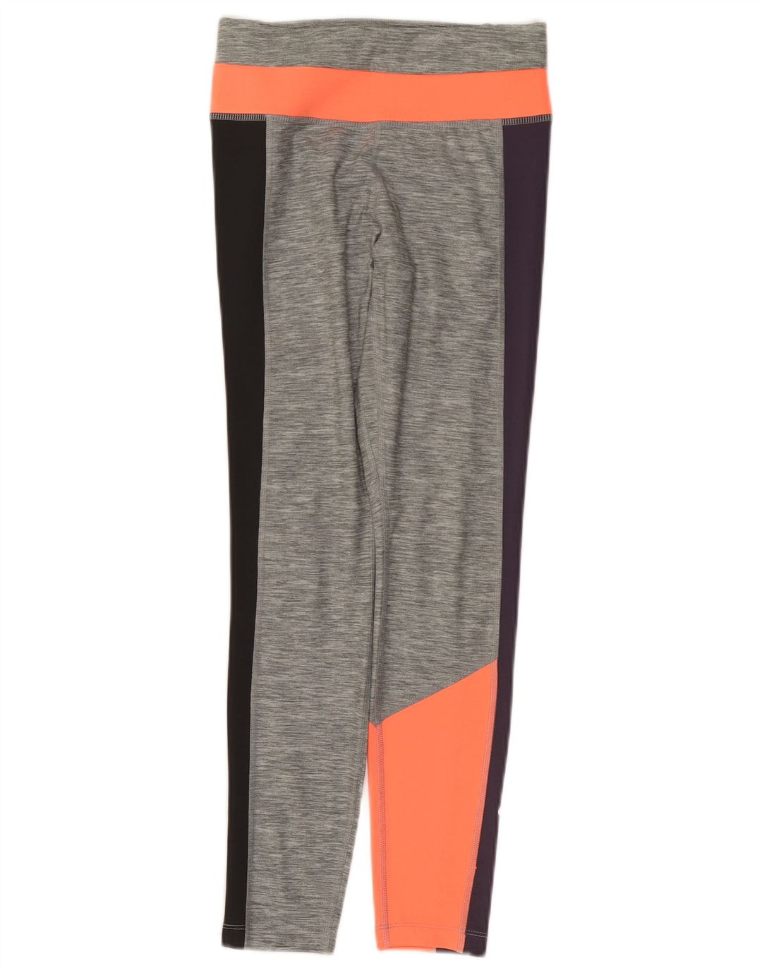 Nike Leggings Dri Fit para mujer UK 10 Pequeño Gris Colorblock Poliéster