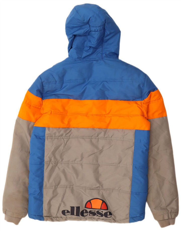 Ellesse Chaqueta acolchada gráfica para hombre UK 38 Medium Multicolor Colorblock
