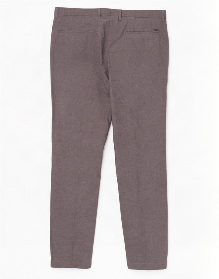 Pantalones chinos rectos Hugo Boss para hombre W36 L30 Gris