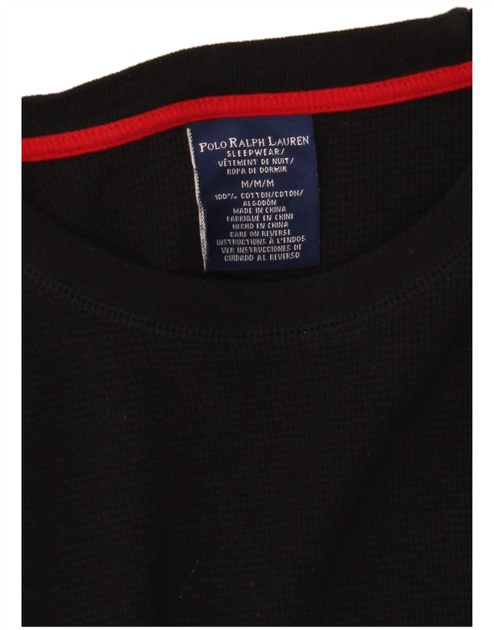 Polo Ralph Lauren Hombre Top Manga Larga Medio Algodón Negro