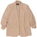 Marks & Spencer Chaqueta tipo blazer abierta para mujer UK 42 Poliéster beige medio