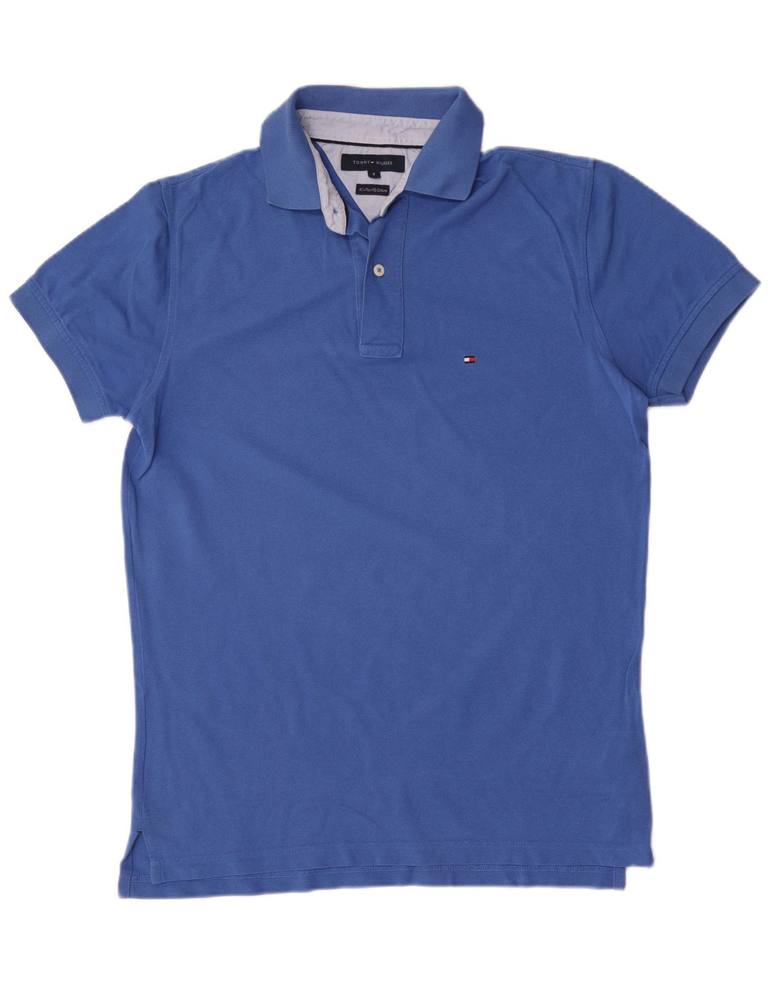 Polo Tommy Hilfiger Hombre Pequeño Algodón Azul
