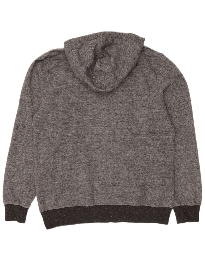 Jack & Jones Hombre Sudadera Con Capucha Gráfica Jersey De Poliéster Moteado Gris Medio