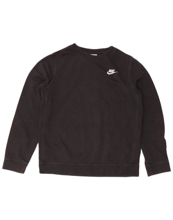Nike Sudadera para niño Jumper 13-14 años XL Negro Algodón Deportes