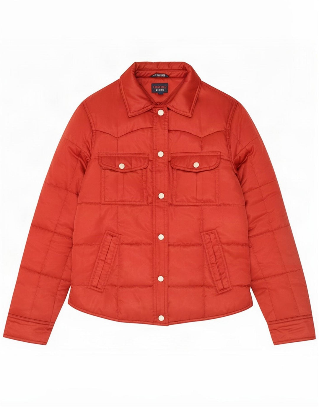 Chaqueta acolchada para mujer Tommy Hilfiger ES 44 Mediano Rojo Poliéster