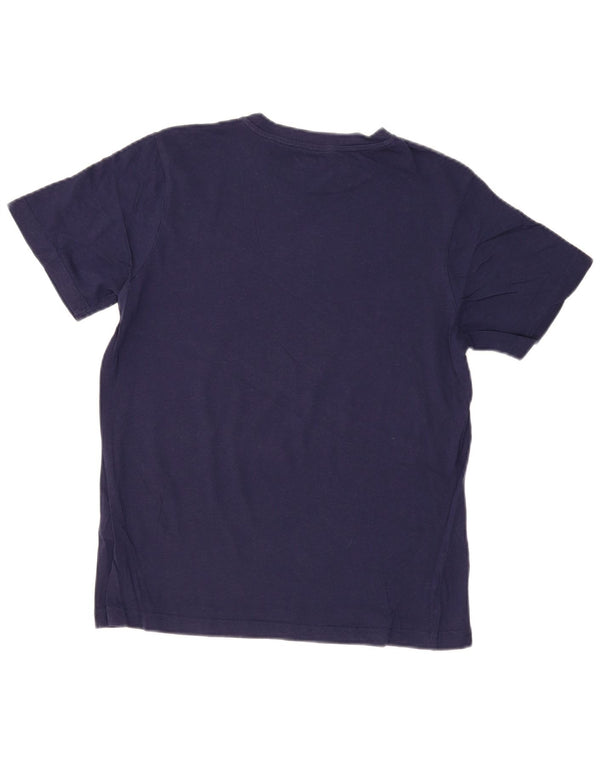 Kappa Hombre Camiseta Gráfica Top Medium Azul Marino Algodón