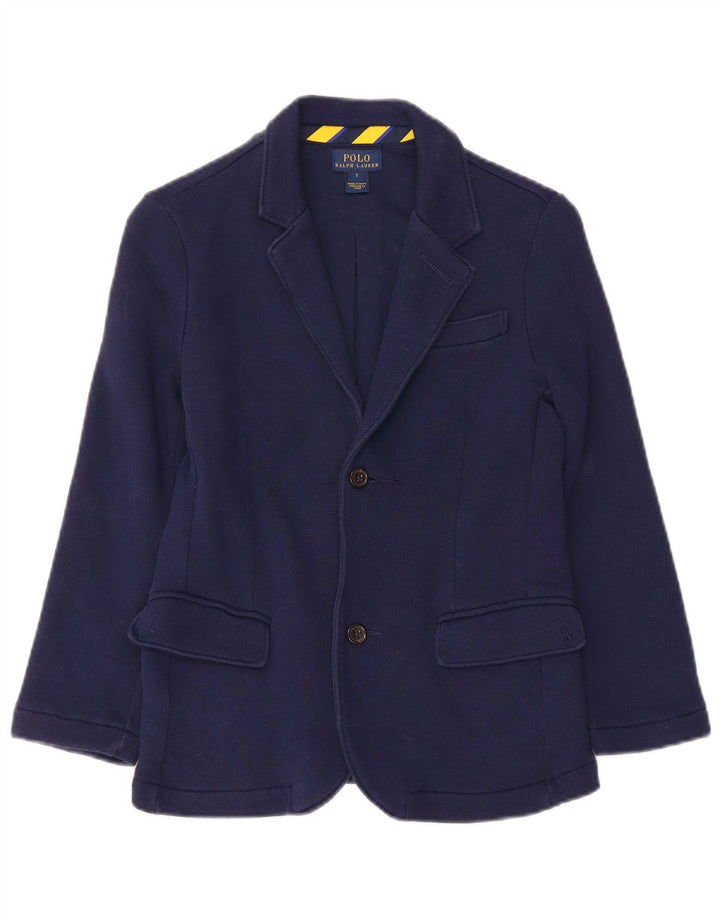 Polo Ralph Lauren Chaqueta tipo blazer de 2 botones para niño 6-7 años Algodón azul marino
