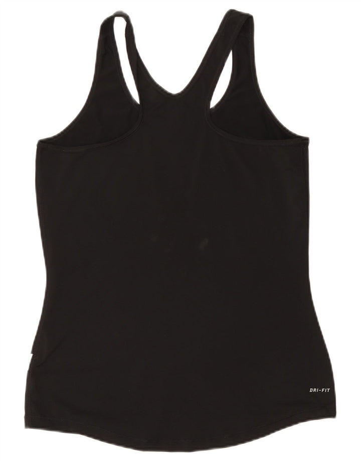 Nike Dri Fit Graphic - Camiseta sin mangas para mujer, talla 40, color negro