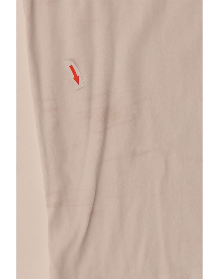 Calvin Klein - Camiseta gráfica para hombre, parte superior de algodón blanco mediano