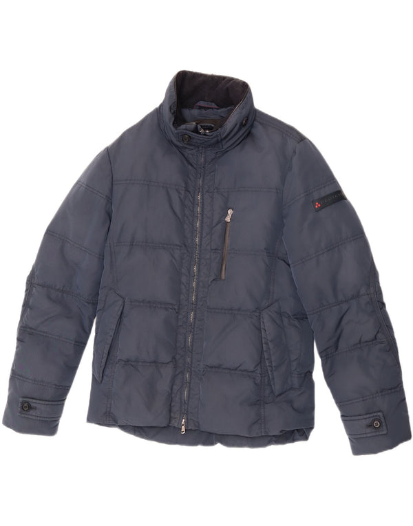 PEUTEREY Chaqueta acolchada para hombre UK 36 Small Azul marino Poliamida