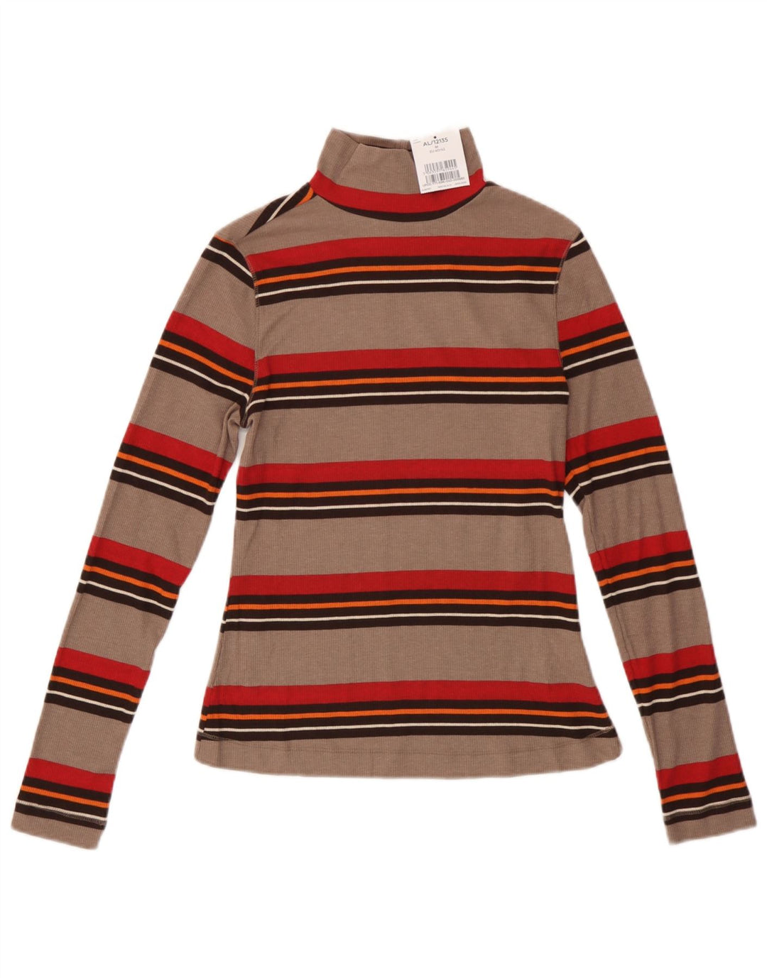 Next Top para mujer de manga larga UK 42 Algodón a rayas beige medio