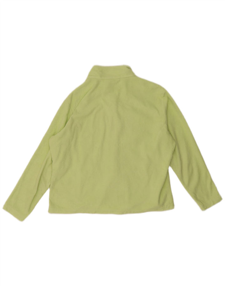 Marks & Spencer Chaqueta polar para mujer UK 20 2XL Verde Poliéster