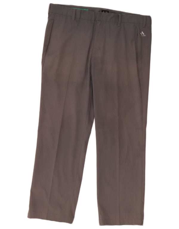 Pantalón chino recto Adidas para hombre W38 L29 Poliéster gris