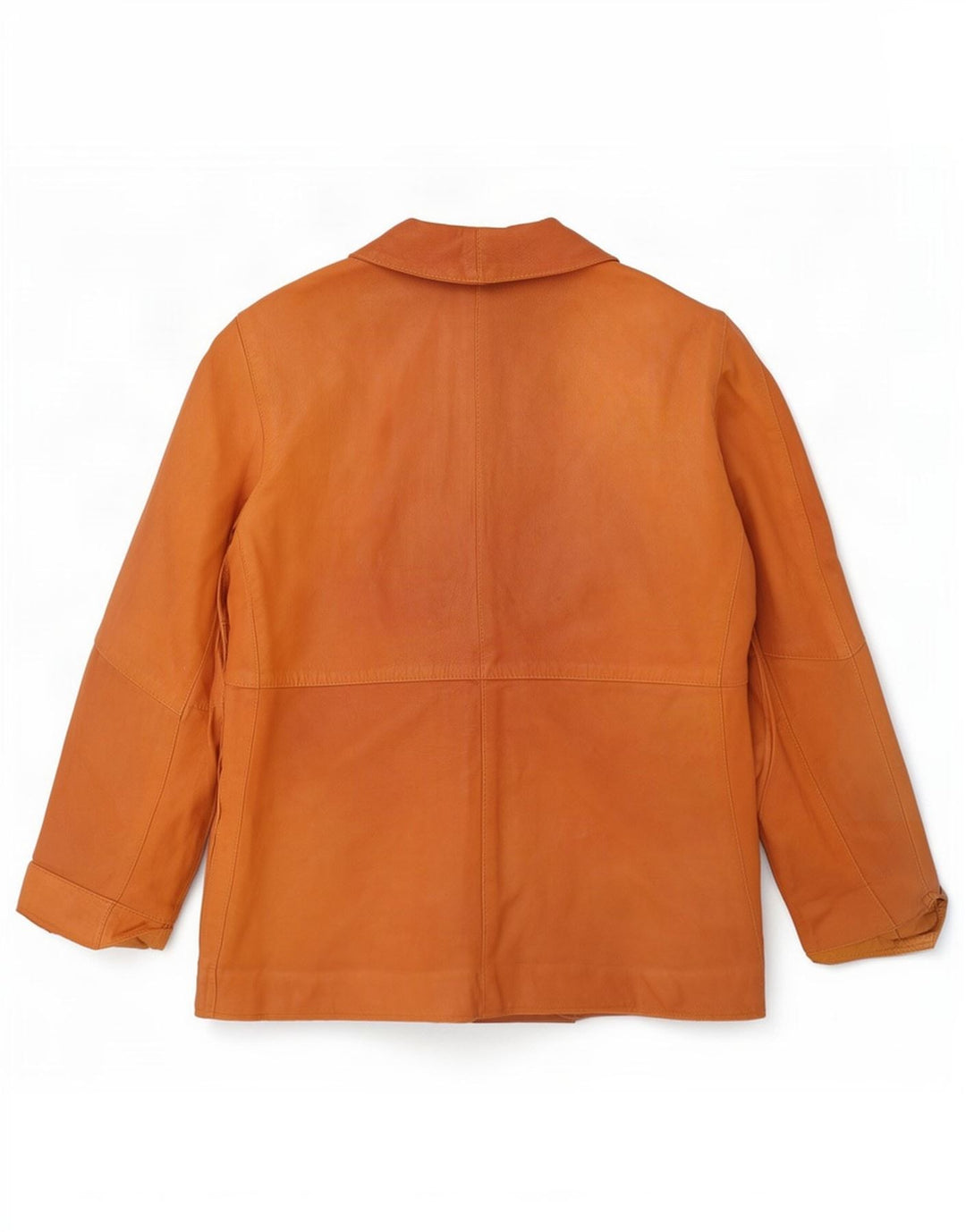 Chaqueta de cuero vintage para mujer EU 44 XL Marrón