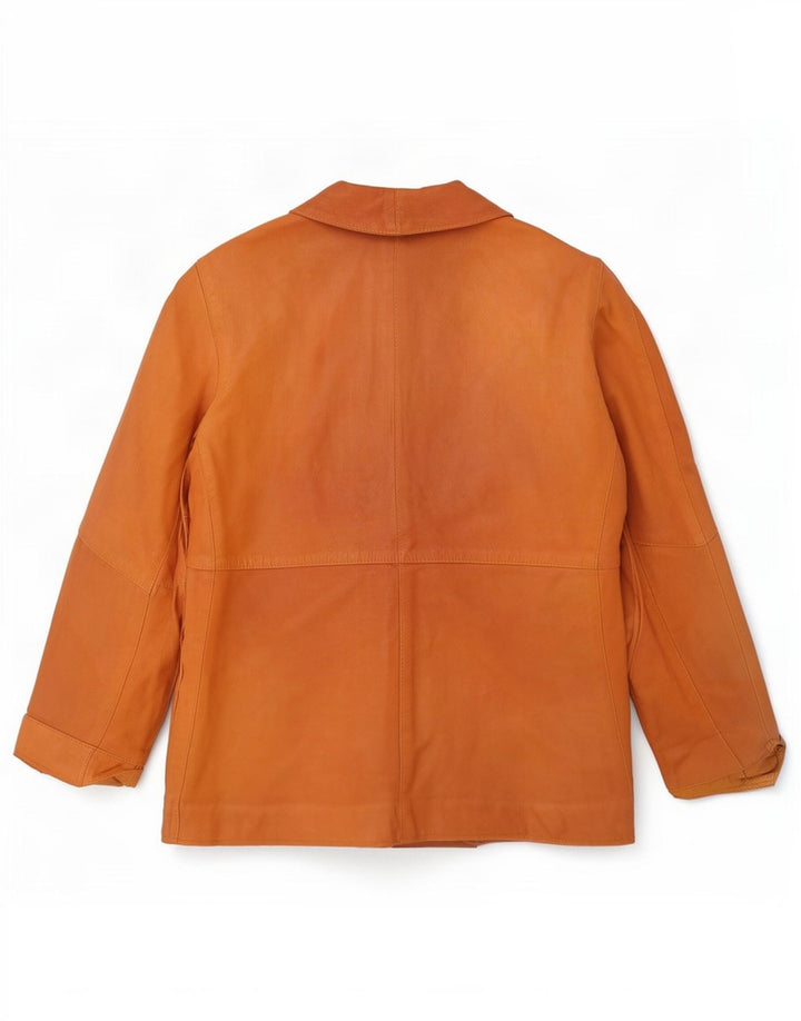 Chaqueta de cuero vintage para mujer EU 44 XL Marrón