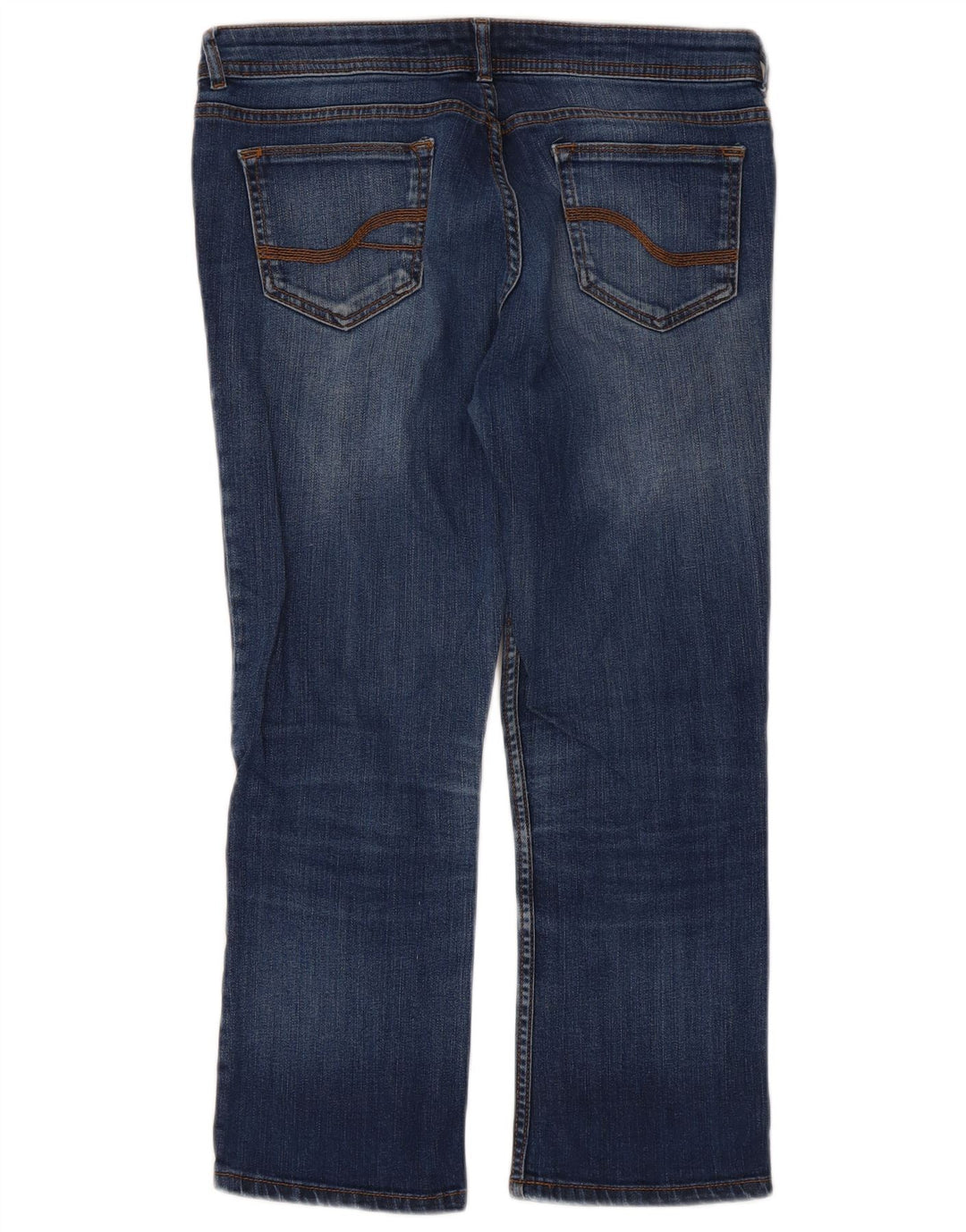 Vaqueros recortados para mujer Fat Face UK 12 Medium W32 L23 Azul