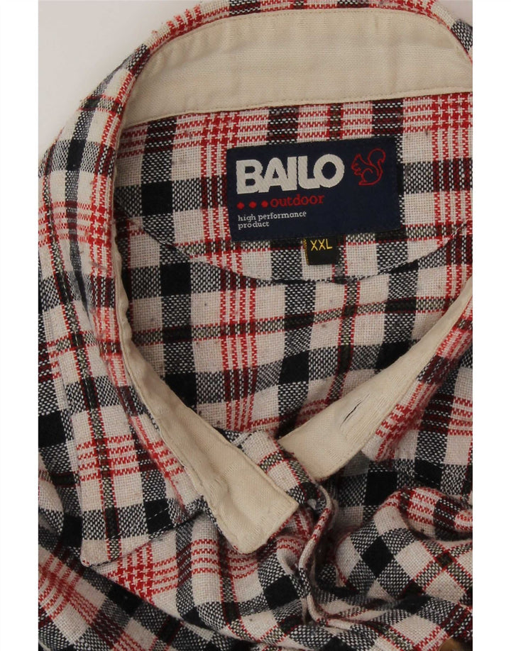 Bailo Camisa De Franela Hombre 2XL Cuadros Multicolor